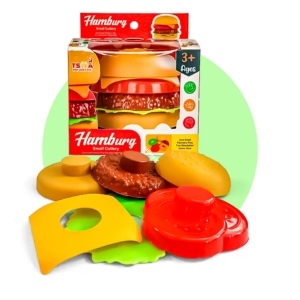 همبرگر پازلی(tatitoy.ir)