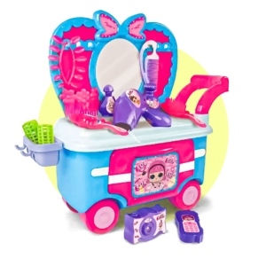 چرخ دستی ست آرایشی(tatitoy.ir)